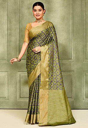 Banarasi Saree in Green