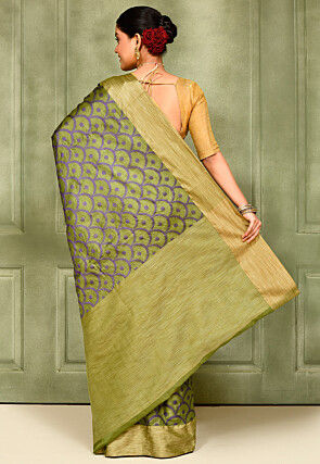 Banarasi Saree in Green