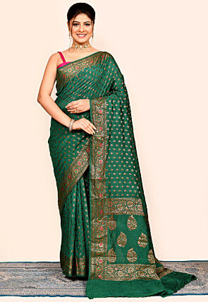 Banarasi Saree in Green