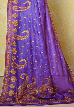 Banarasi Saree in Indigo Blue
