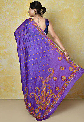 Banarasi Saree in Indigo Blue