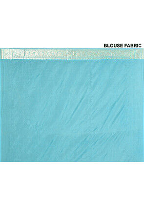 Banarasi Saree in Light Blue