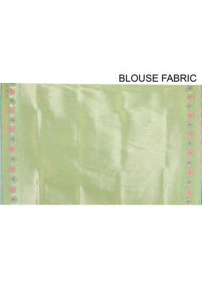 Banarasi Saree in Light Green