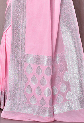 Banarasi Saree in Light Pink