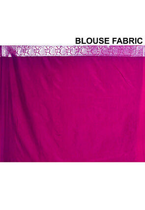 Banarasi Saree in Magenta