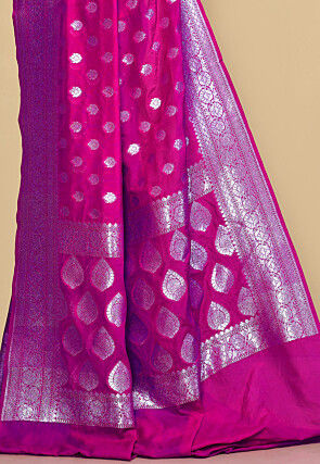 Banarasi Saree in Magenta