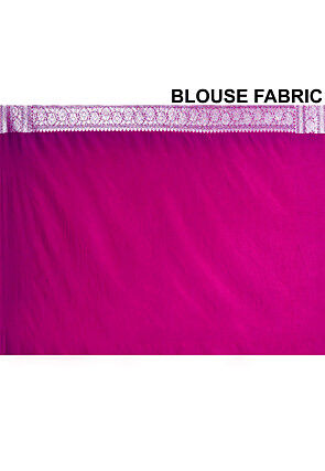Banarasi Saree in Magenta