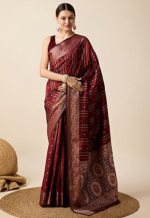 Banarasi Saree in Maroon