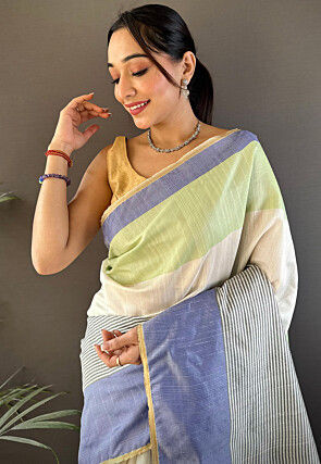Banarasi Saree in Multicolor