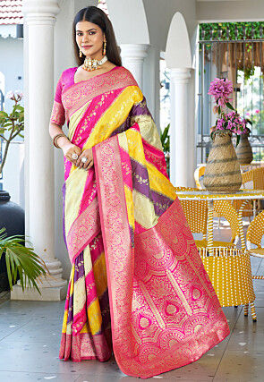 Banarasi Saree in Multicolor