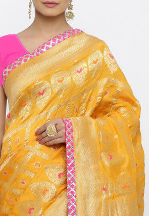 Banarasi Saree in Mustard