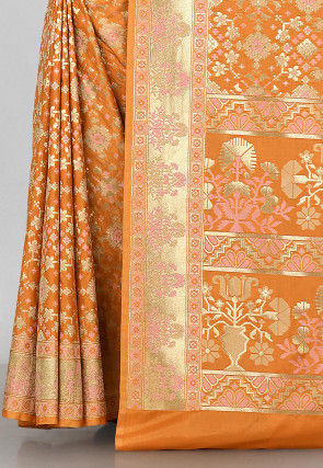 Banarasi Saree in Mustard