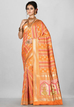 Banarasi Saree in Mustard