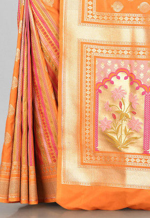 Banarasi Saree in Mustard