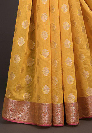 Banarasi Saree in Mustard