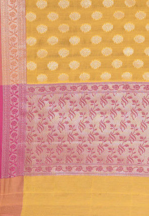 Banarasi Saree in Mustard