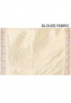 Banarasi Saree in Off White