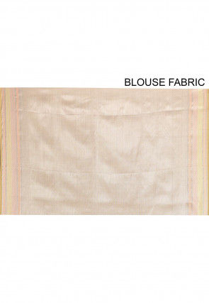 Banarasi Saree in Off White