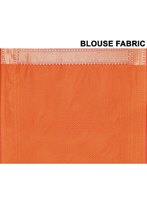 Banarasi Saree in Orange
