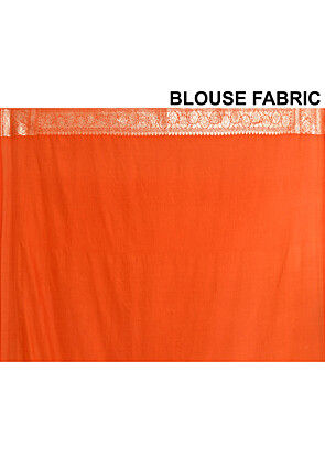 Banarasi Saree in Orange