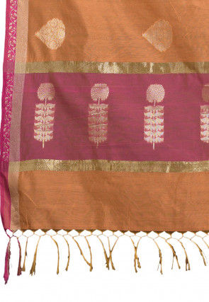 Banarasi Saree in Orange