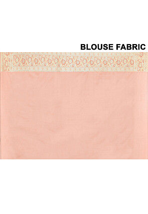 Banarasi Saree in Peach