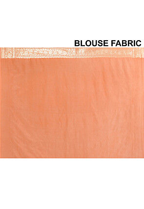 Banarasi Saree in Peach