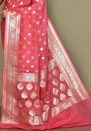 Banarasi Saree in Peach