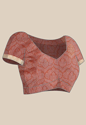 Banarasi Saree in Peach