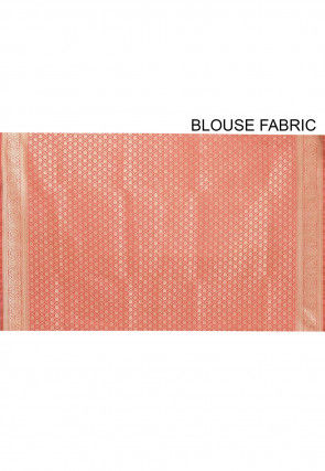 Banarasi Saree in Peach