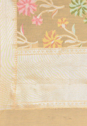 Banarasi Saree in Peach