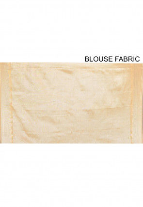 Banarasi Saree in Peach