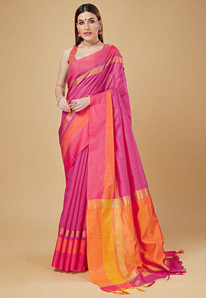 Banarasi Saree in Pink