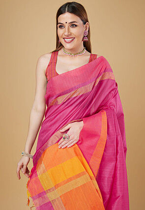 Banarasi Saree in Pink