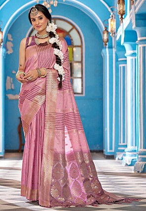 Banarasi Saree in Pink