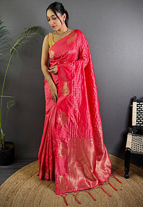 Banarasi Saree in Pink
