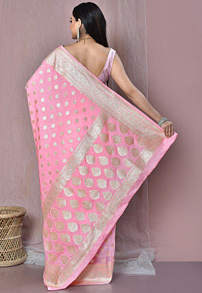 Banarasi Saree in Pink