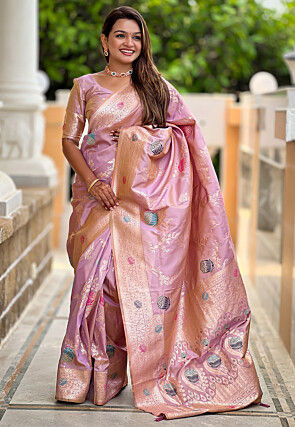 Banarasi Saree in Pink