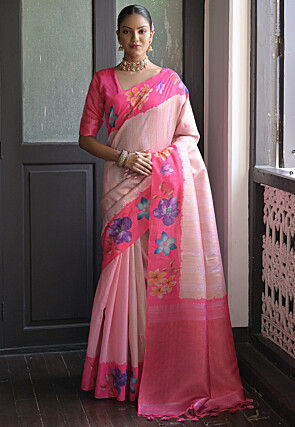 Banarasi Saree in Pink