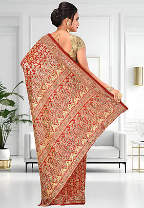 Banarasi Saree in Red