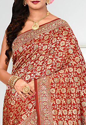 Banarasi Saree in Red
