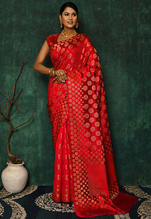 Banarasi Saree in Red