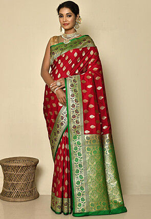 Banarasi Saree in Red