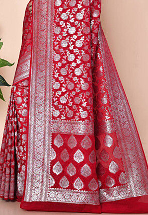 Banarasi Saree in Red