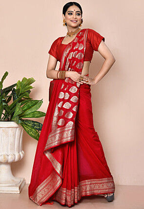 Banarasi Saree in Red
