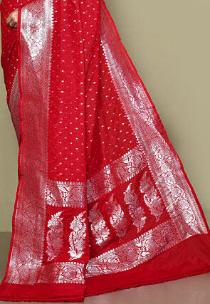 Banarasi Saree in Red