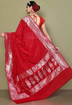 Banarasi Saree in Red