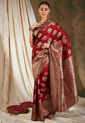 Banarasi Saree in Red