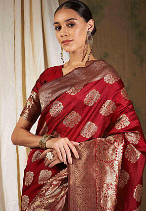 Banarasi Saree in Red