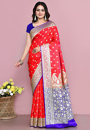 Banarasi Saree in Red